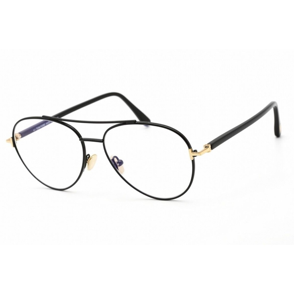 Tom Ford Black and Gold Aviator Glasses